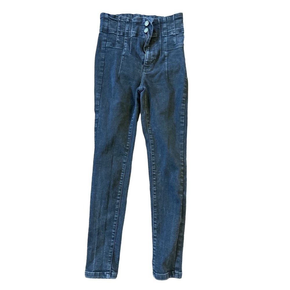 we the free people jeans black skinny 27x25